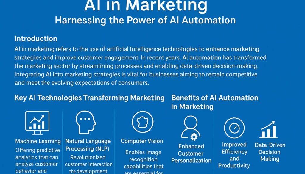 AI in Marketing: Unlocking Competitive Advantage with Automation and Innovation