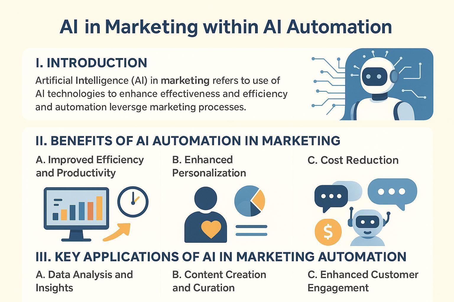 Revolutionizing Marketing: The Impact of AI Automation on Efficiency, Personalization, and Cost Reduction